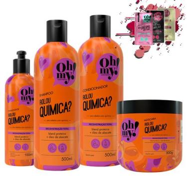 Imagem de Kit Oh My Rolou Química 500ml 4 Itens - Oh My Cosmetics