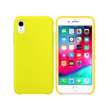 Imagem de Capinha Slim Case Colorida Compatível Com IPhone XR Vermelha,Preta, Laranja, Amarela, Azul, Rosa, Pink, Branca, Lilás, Marrom, Verde, Roxo Com 3 Camadas De Proteção PREMIUM ONYK (AMARELA)