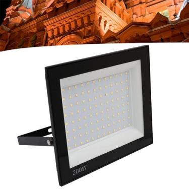 Imagem de Refletor Led 200W Holofote Bivolt Prova Dágua Quente - Ry