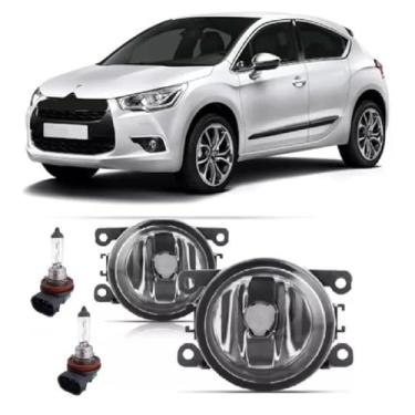 Imagem de Par farol de Milha Universal DS4 2014 2015 2016 + Lâmpada