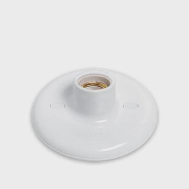 Imagem de Plafon Redondo de Sobrepor 100w Bocal Porcelana E27