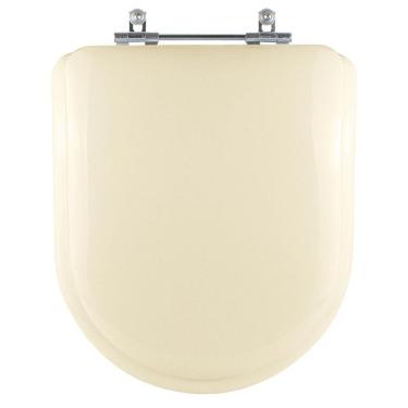 Imagem de Assento Sanitário Almofadado Duna Creme Bege Claro Para Vaso Deca
