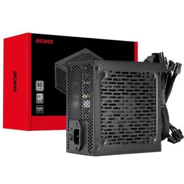 Imagem de Fonte Gamer Pcyes Shocker 400W 80 Plus White - Pf400Shw