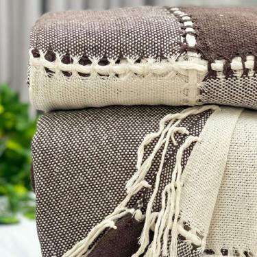 Imagem de Manta Para Sofá América Super King 255cm X 205 Cm Cru-cafã©