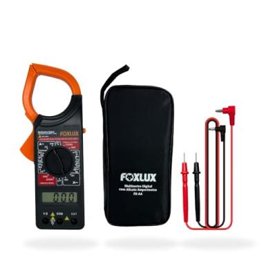 Imagem de Alicate Amperímetro Digital Multímetro 1000A FX-AA para Medições Elétricas Foxlux