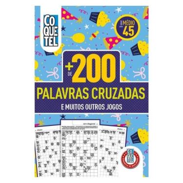 Imagem de Livro Coquetel Mais De 200 Palavras Cruzadas 45