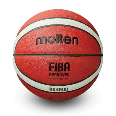 Imagem de Bola de Basquete Molten BG4500 Basketball FIBA Approved, Laranja, 6