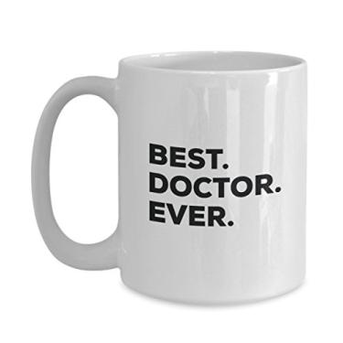 Imagem de Caneca Best Doctor Ever – Caneca de café divertida – Agradecimento para o Natal, aniversário, feriado, ideias exclusivas de presente