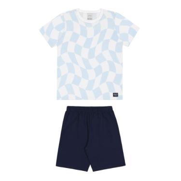 Imagem de Conjunto Infantil Camiseta Estampada E Shorts - Menino - Alakazoo