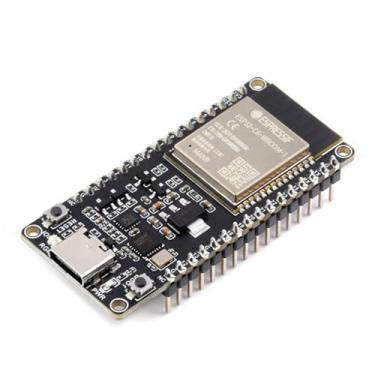 Imagem de TUOPUONE Placa de desenvolvimento WFi 6 microcontrolador ESP32-C6 Processador single-core de 160 MHz Módulo ESP32-C6-WROOM-1-N8 suporta desenvolvimento USB e UART com cabeçalho pré-soldado