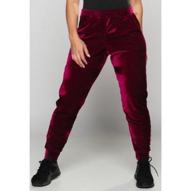 Imagem de Calça Ribana MVB Modas Veludo  Cintura Alta Feminina-Feminino