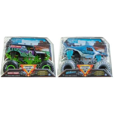 Imagem de Monster Truck Blizy Monster Jam Coveiro e Megalodon 1:2