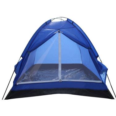 Imagem de Barraca Camping Tenda Iglu Portátil 4 Pessoas 200*135*100cm Ar Livre Pesca Azul Escuro WCT FITNESS