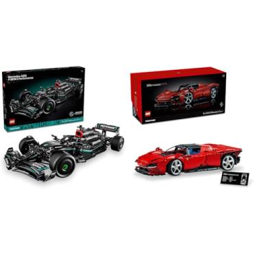 Imagem de Kit LEGO Mercedes F1 1642pç + Ferrari 3778pç