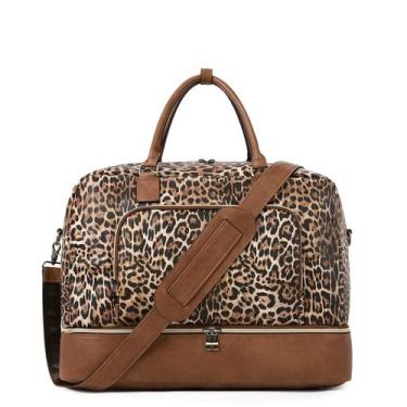 Imagem de Mochila de Viagem CLUCI - Grande, em Couro, para Mulheres