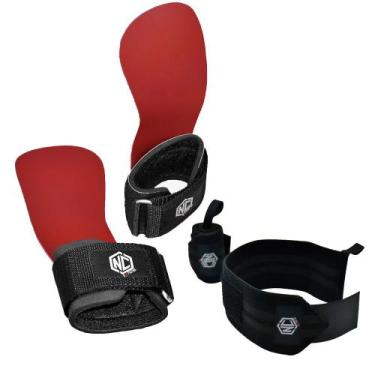 Imagem de Hand Grip Revolution Cross Palmar + Par Munhequeira Elastica - NC EXTR