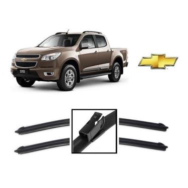 Imagem de Par de Palhetas para Limpador de Parabrisa Dianteiro Chevrolet S10 ano