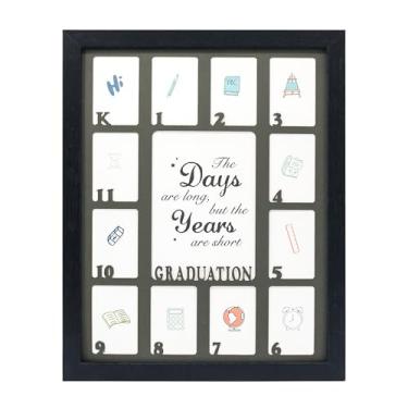 Imagem de GMFrames Porta-retratos escolares K-12 Moldura Phtoto de graduação escolar para jardim de infância a 12ª série para presentes de formatura preto