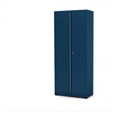 Imagem de Armário 2 Portas 4 Prateleiras Aço Ap402Sl Pandin Móveis Azul Del Rey