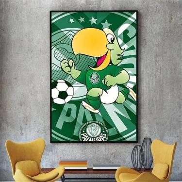Imagem de Palmeiras Football Club Vintage Poster Sem Moldura Papel Kraft Arte De