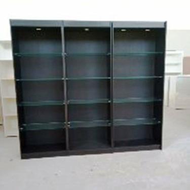 Imagem de Prateleira Vidro Expositor Preto 185X64X32Cm - Deep