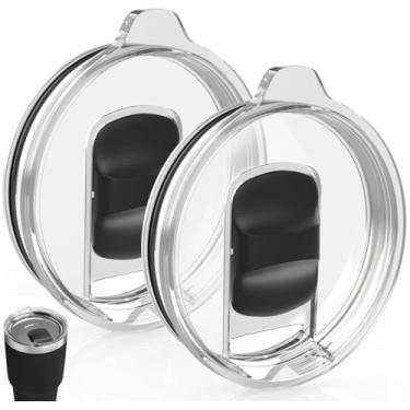 Imagem de Pacote com 2 tampas magnéticas de 850 g para Yeti, tampas de substituição adequadas para substituição para copo Yeti Rambler 30/947 ml, caneca de 400 ml, caneca de canudo de 992 g, tampas de tampa de