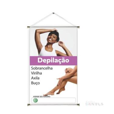 Imagem de Banner pronto Depilação BA 199 medida 45x70 cm arte pronta