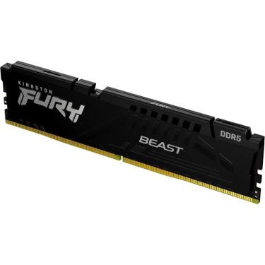 Imagem de Memoria Kingston Fury Beast Black DDR5 8GB 5600MHz, KF556C40BB-8