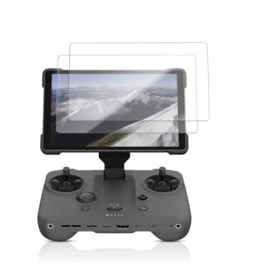 Imagem de YAJOJO Pacote com 2 protetores de tela para DJI RC Pro 2,9H dureza vidro temperado para controle remoto DJI RC Pro 2, antiarranhões, sem bolhas, clareza HD