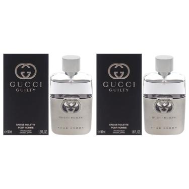 Imagem de Perfume Gucci Guilty da Gucci para homens, 50 ml, spray EDT, pacote com 2