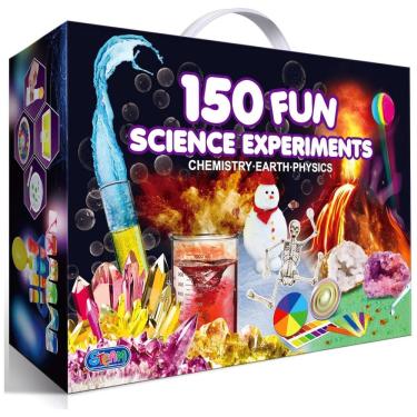Imagem de Kit de Ciências Infantis com 150 Experimentos para Meninos e Meninas Brinquedos Científ...