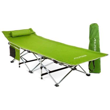 Imagem de Cama Acampamento, Camping Dobrável Portátil, até 136 kg, ALPCOUR, Verde