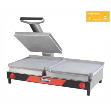 Imagem de Sanduicheira Conjugada Gigante com Chapa Lisa SCGL Croydon 220V, 220V,
