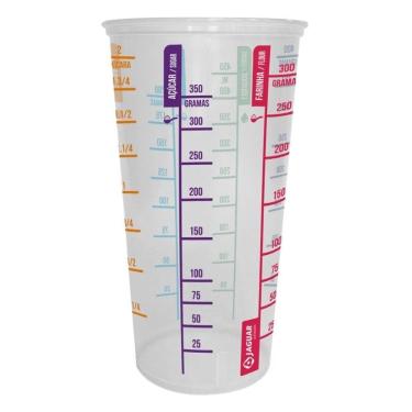 Imagem de Copo De Medição Plástico Medidor Dosador 500Ml 3205 Jaguar