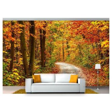 Imagem de Papel De Parede Floresta Natureza Árvores 3D 3M² Xna155 - Você Decpra