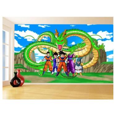 Imagem de Papel De Parede Dragon Ball Goku Vegeta Anime 3,5M Dbz495 - Você Decor