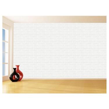 Imagem de Papel De Parede 3D Tijolo Sala Tijolinho Vista 3,5M Xbr10 - Você Decor