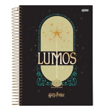 Imagem de Caderno Universitário 15 Matérias Harry Potter Jandaia Estampa 3