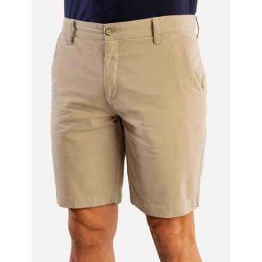 Imagem de Bermuda Sergio K Masculina Chino Sarja Elastano Cáqui-Masculino