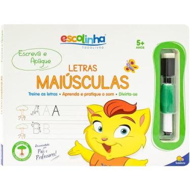 Imagem de Livro - Escolinha Escreva e Apague II: Letras Maiúsculas