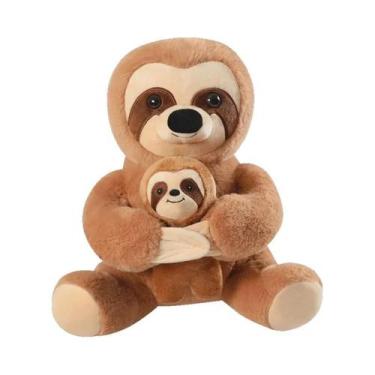 Imagem de Brinquedos De Pelúcia Kawaii: Coala Mãe E Filho, Pinguim, Golfinho, Su