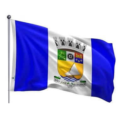 Imagem de Bandeira do Município de São José de Ribamar Dupla Face Estampada Tama