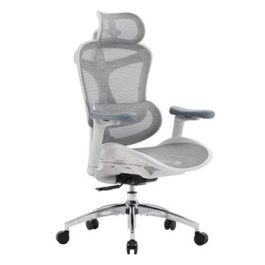Imagem de Cadeira de Escritório SIHOO Doro C300 Ergonômica com Tela Cinza