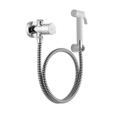 Imagem de Ducha Higiênica Docol Riva 90004546006 Com Registro E Derivação Cromada