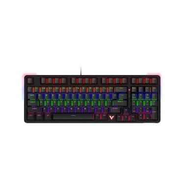 Imagem de Teclado Mecânico Gamer Rapoo Iluminação Personalizável Anti-Ghosting Completo-Unissex