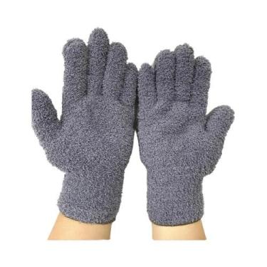Imagem de Luvas De Limpeza Em Microfibra De Coral Fleece, Luvas Absorventes Para