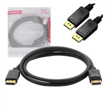 Imagem de Cabo Displayport 3 Metros Blindado 4K Full Hd 1080p Kapbom KA-DP-3M - 