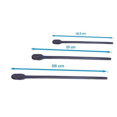 Imagem de Poleiro Italiano Plástico Marrom - Animalplast - Grande - 56cm