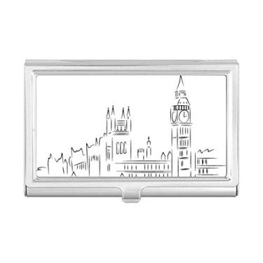 Imagem de Sketch — Porta-cartões de visita com ilustração de marco do Reino Unido