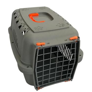 Imagem de Caixa De Transporte Com Porta De Aço Para Gatos E Cães Durafalcon Neon